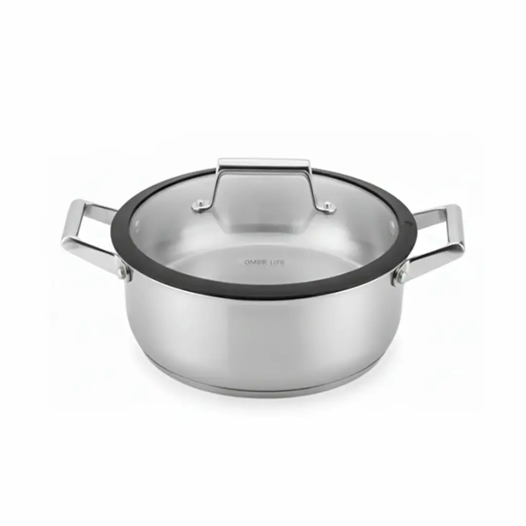 Nomer Ultra Cook™ 3-Ply Non Stick Stainless Steel Micro-DOT 28 Soup Pot Cookware