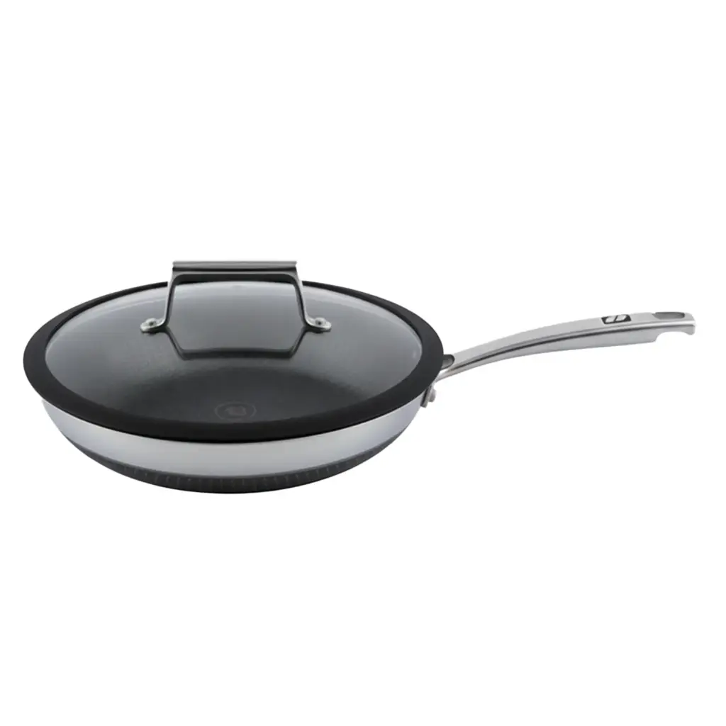 Nomer 3-Ply Non Stick Stainless Steel 28 Wok Cookware Double Side Coating Series