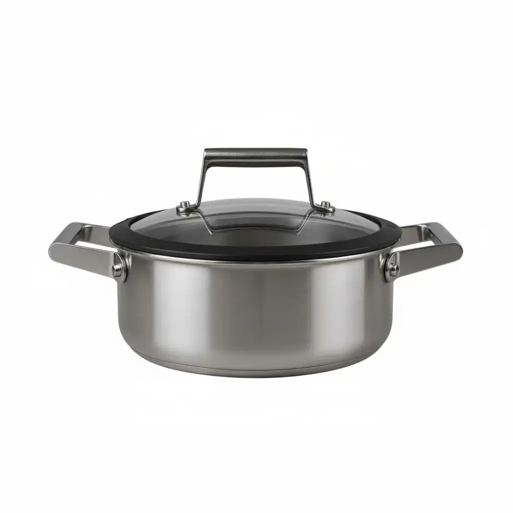 Nomor Ultra Cooker™ 3-lagiges antihaftbeschichtetes Micro-DOT 22 cm Suppentopf-Kochgeschirr aus Edelstahl