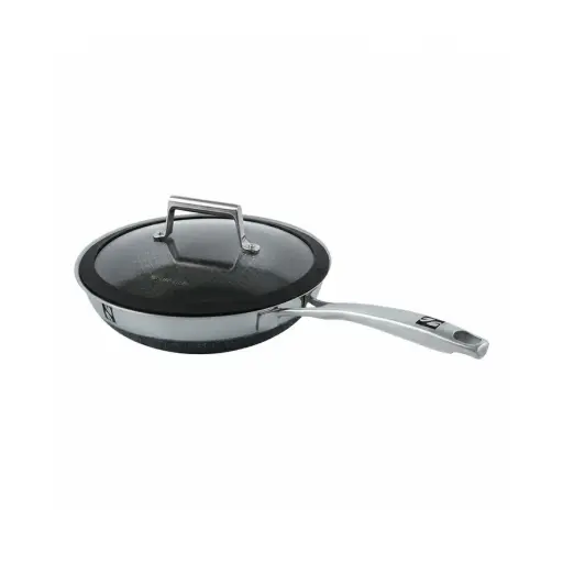 Nomer 3-Ply Non Stick Stainless Steel 26 Wok Cookware Double Side Coating Series